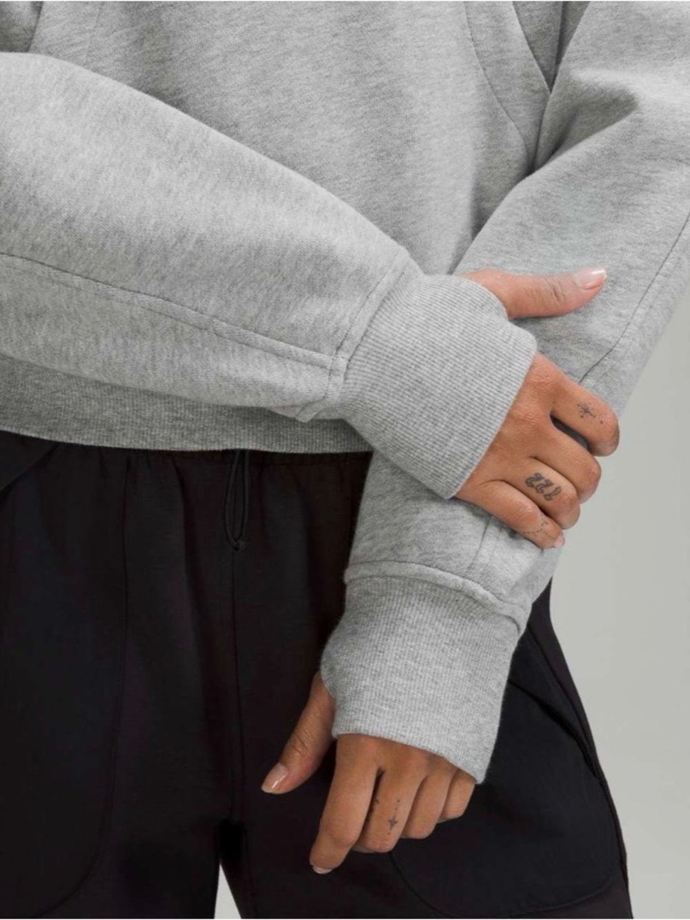 Lululemon Half Zip Scuba Cropped Hoodie - Picture 4 of 11